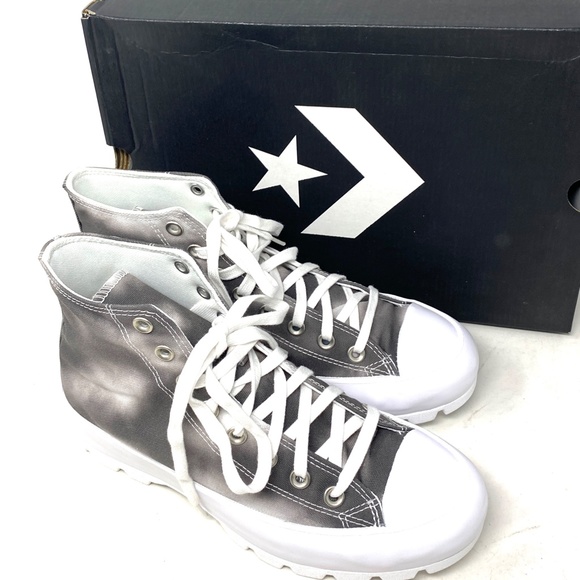 Converse Chuck Taylor Lugged Platform Shoes High Women Storm Wind Canvas 572564C - Picture 7 of 9